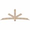 Ekena Millwork Alberta Smooth Timber Gable Bracket, Douglas Fir, 96"W x 36"H x 5 1/2"D x 5 1/2"F, 9/12 Pitch GBW096X36X0606ALB00SDF - alternate 1